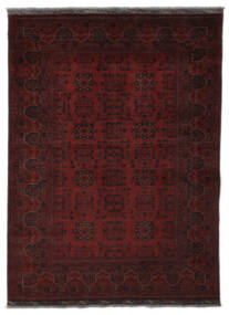 絨毯 オリエンタル アフガン Khal Mohammadi 151X204 ブラック (ウール, アフガニスタン)