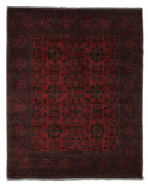 155X194 絨毯 オリエンタル アフガン Khal Mohammadi ブラック (ウール, アフガニスタン) Carpetvista