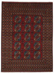  243X329 Médaillon Grand Afghan Fine Tapis Laine, Carpetvista