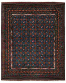 248X298 Dywan Orientalny Afgan Fine Czarny/Ciemnoczerwony (Wełna, Afganistan) Carpetvista