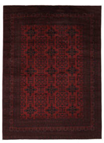  Afghan Khal Mohammadi Matot 245X340 Villamatto Musta/Tummanpunainen Suuri Matto Carpetvista