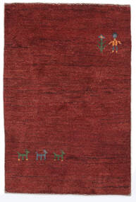 Gabbeh Persia Rug 79X117 Persian Wool Dark Red/Black Small Carpetvista