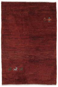  Gabbeh Persia Rug 78X115 Persian Wool Black/Dark Red Small Carpetvista