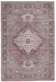 Farah Oriental Washable 200X300 Burgundy Red/Cream White Medallion Rug