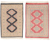 62X94 Pakistan Bokhara 2Ply Rug Oriental Beige/Brown (Wool, Pakistan) Carpetvista