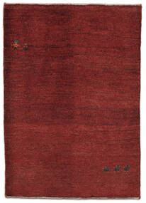 絨毯 ペルシャ ギャッベ ペルシャ 83X118 ダークレッド/ブラック (ウール, ペルシャ/イラン)
