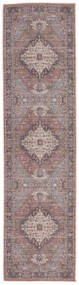  Washable 80X300 Farah Oriental Burgundy Red/Cream White Runner Rug
 Small