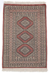 絨毯 パキスタン ブハラ 2Ply 78X110 茶色/ダークレッド (ウール, パキスタン)