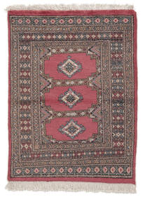  Orientalischer Pakistan Buchara 2Ply Teppich 79X105 Dunkelrot/Braun Wolle, Pakistan Carpetvista