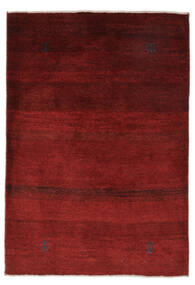 105X149 Tapete Gabbeh Persa Moderno Vermelho Escuro/Preto (Lã, Pérsia/Irão) Carpetvista