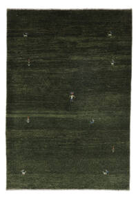 Gabbeh Persisch Teppich 105X151 Schwarz Wolle, Persien/Iran Carpetvista