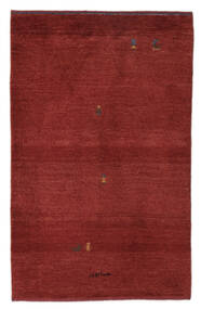 Gabbeh Persisch Teppich 100X153 Dunkelrot Wolle, Persien/Iran Carpetvista