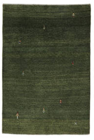 絨毯 ギャッベ ペルシャ 102X147 ブラック/ダークグリーン (ウール, ペルシャ/イラン)