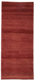 絨毯 ギャッベ ペルシャ 82X196 廊下 カーペット ダークレッド (ウール, ペルシャ/イラン)
