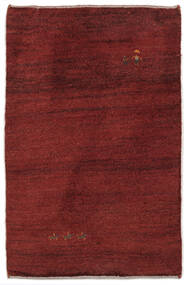 77X121 Χαλι Γκάμπεθ Περσία Σύγχρονα Σκούρο Κόκκινο/Μαύρα (Μαλλί, Περσικά/Ιρανικά) Carpetvista