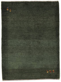 Gabbeh Persisch Teppich 88X117 Schwarz Wolle, Persien/Iran Carpetvista