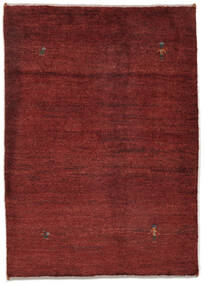 84X116 絨毯 ギャッベ ペルシャ モダン ダークレッド/ブラック (ウール, ペルシャ/イラン) Carpetvista