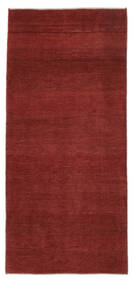 絨毯 ギャッベ ペルシャ 97X205 ダークレッド (ウール, ペルシャ/イラン)