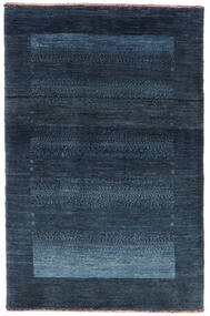 Tapete Persa Loribaft Fine Persa 75X115 Preto/Azul Escuro (Lã, Pérsia/Irão)