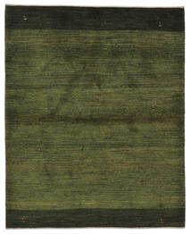  Gabbeh Persia Tappeto 154X190 Persiano Di Lana Nero/Verde Scuro Piccolo Carpetvista