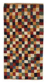  Gabbeh Persia Rug 80X154 Persian Wool Black/Brown Small Carpetvista