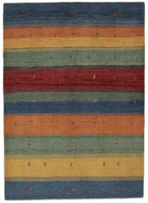  151X211 Striped Shaggy Rug Small Gabbeh Persia Wool, Carpetvista