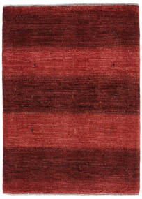 80X111 Loribaft Fine Persia Teppe Moderne Mørk Rød/Svart (Ull, Persia/Iran) Carpetvista