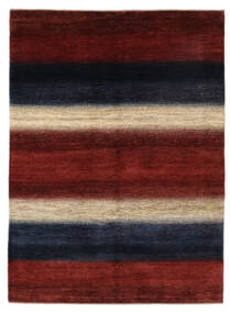 168X228 Loribaft Fine Persia Rug Modern Black/Dark Red (Wool, Persia/Iran) Carpetvista