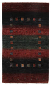  Loribaft Fine Persia Tappeto 88X150 Persiano Di Lana Nero/Rosso Scuro Piccolo Carpetvista