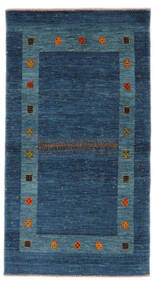  Perzisch Loribaft Fine Perzisch Vloerkleed 77X141 Zwart/Donkerblauw Carpetvista