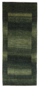 Loribaft Fine Persia Rug 80X190 Runner
 Black/Dark Green Wool, Persia/Iran Carpetvista