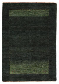 102X144 Tapete Loribaft Fine Persa Moderno Preto (Lã, Pérsia/Irão) Carpetvista