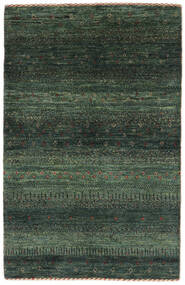  Loribaft Fine Persia Tappeto 83X127 Persiano Di Lana Nero/Verde Scuro Piccolo Carpetvista