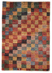 Gabbeh Persisch Teppich 77X110 Dunkelrot/Braun Wolle, Persien/Iran Carpetvista