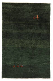 絨毯 ペルシャ ギャッベ ペルシャ 78X120 ブラック (ウール, ペルシャ/イラン)