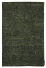 絨毯 ペルシャ ギャッベ ペルシャ 77X117 ブラック/ダークグリーン (ウール, ペルシャ/イラン)