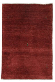Gabbeh Persisch Teppich 78X117 Dunkelrot/Schwarz Wolle, Persien/Iran Carpetvista
