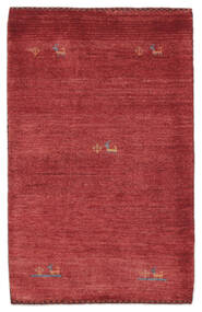80X124 絨毯 ギャッベ ペルシャ モダン ダークレッド (ウール, ペルシャ/イラン) Carpetvista