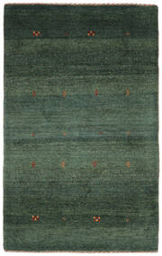  Loribaft Fine Perzsa 82X132 Perzsa Gyapjúszőnyeg Fekete/Sötétzöld Kicsi Carpetvista