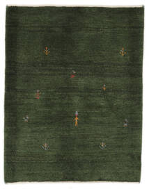 絨毯 ペルシャ ギャッベ ペルシャ 85X108 ブラック (ウール, ペルシャ/イラン)