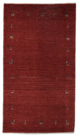 絨毯 ペルシャ ギャッベ ペルシャ 70X125 ダークレッド/ブラック (ウール, ペルシャ/イラン)