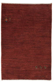 絨毯 ペルシャ ギャッベ ペルシャ 79X118 ダークレッド/ブラック (ウール, ペルシャ/イラン)