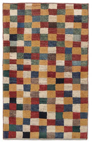 絨毯 ペルシャ ギャッベ ペルシャ 77X120 茶色/ダークレッド (ウール, ペルシャ/イラン)