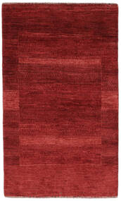 絨毯 Loribaft Fine ペルシャ 80X132 深紅色の/黒 (ウール, ペルシャ/イラン)