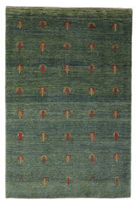 絨毯 ペルシャ ギャッベ ペルシャ 116X173 ブラック/ダークグリーン (ウール, ペルシャ/イラン)