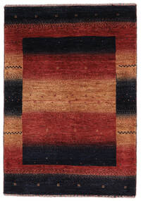  Loribaft Fine Persia Rug 78X110 Persian Wool Black/Dark Red Small Carpetvista