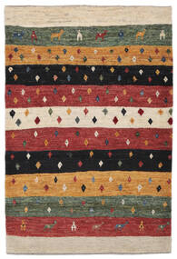 絨毯 ギャッベ ペルシャ 104X152 茶色/ブラック (ウール, ペルシャ/イラン)
