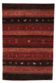  Gabbeh Persia Tappeto 115X177 Persiano Di Lana Nero/Rosso Scuro Piccolo Carpetvista