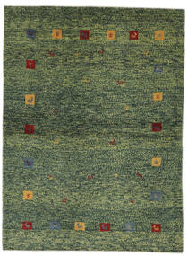 絨毯 ギャッベ ペルシャ 148X198 ダークグリーン/ブラック (ウール, ペルシャ/イラン)