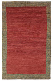 絨毯 ギャッベ ペルシャ 98X157 ダークレッド/茶色 (ウール, ペルシャ/イラン)